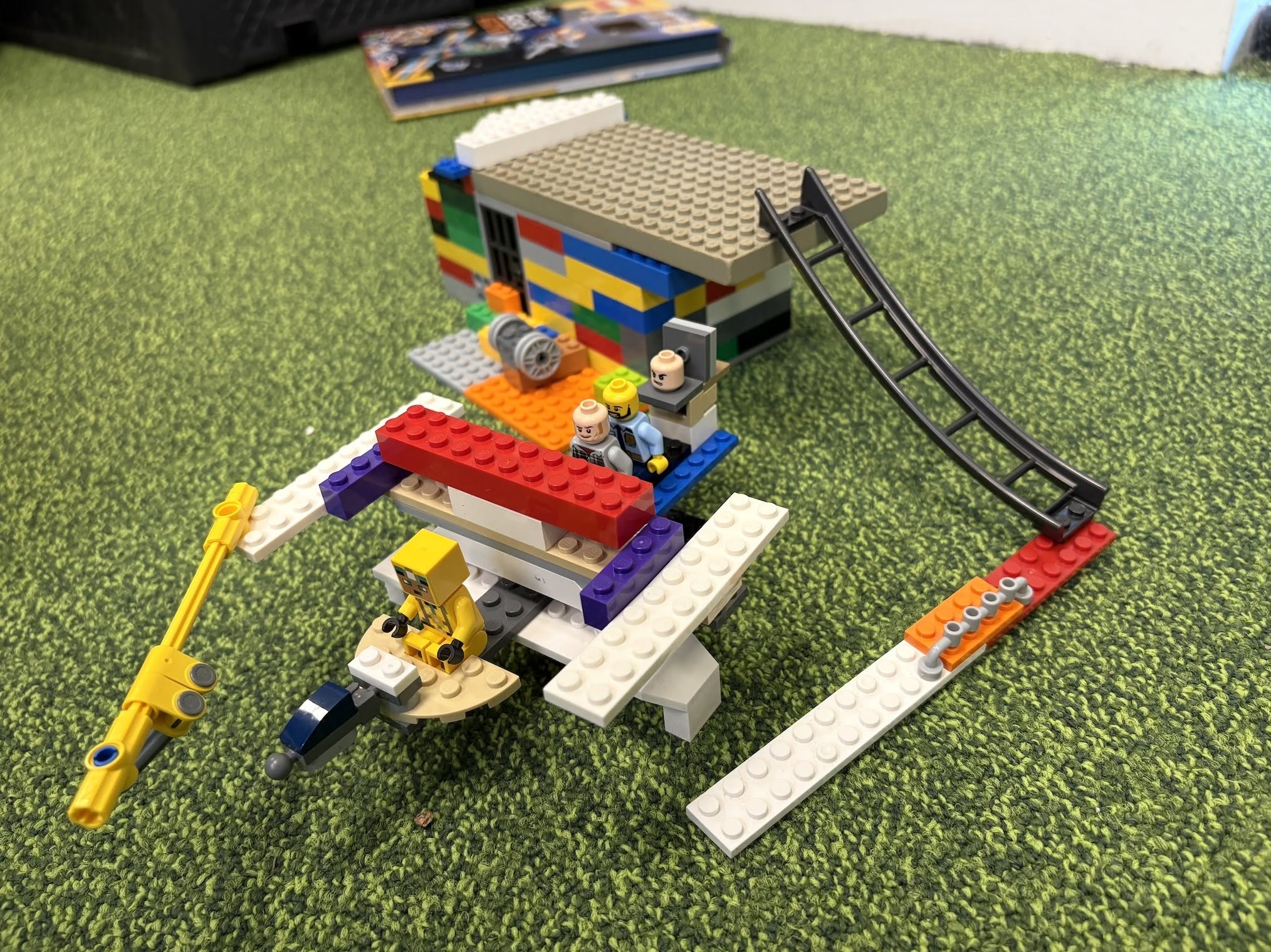 A colourful creation built at the club